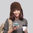 thumbnail image 2 of iHPH7 Embroidered Hat Womens Baseball Caps Baseball Cap Womens Trucker Hats Summer Hats for Women Ball Cap, Coffee One Size, 2 of 5
