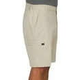 thumbnail image 3 of Greg Norman Men's Comfort Stretch Comfort Waistband Performance Golf Shorts (Taupe, 36), 3 of 3