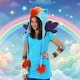 thumbnail image 4 of My Little Pony Rainbow Dash Hoodie Hat Costume Accessory, 4 of 5