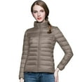 thumbnail image 5 of Women's Water-Repellent Winter Puffer Jacket Packable Light Weight Quilted Coat, 5 of 5
