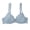 Blue, variant on Womens Bras Cut Demi Smooth Full Coverage Comfort Bralette Womens Seamless Jelly Bras 1 PC