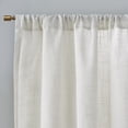 thumbnail image 6 of Madison Park Kyler 2-Piece Linen Blend Light Filtering Curtain Panel Pair in White, 52"x84", 6 of 8