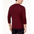 thumbnail image 2 of Alfani Mens Split Neck LS Embellished T-Shirt, Red, XXX-Large, 2 of 3