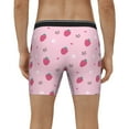 thumbnail image 4 of Salouo Strawberries Pattern Men's Boxer Briefs, Soft & Breathable Underwear Elastic Waistband Briefs for Men,1-Pack, 4 of 7