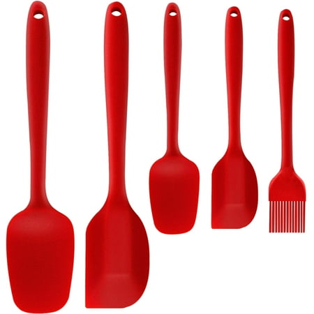 

5 Piece Non-Stick Heat Resistant Silica gel Spatula Set for Cooking