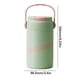 thumbnail image 2 of Taza de té de acero inoxidable con colador - vaso aislante al vacío de 550 ml, diseño floral, tapa impermeable, vaso portátil para pajita para bebidas calientes y frías, 2 of 2