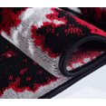 thumbnail image 4 of Ladole Rugs ANS10674 Tapis Abstrait Contemporain Doux, Rouge/noir, 53" x 76"(160cm x 230cm), 4 of 4