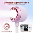 thumbnail image 7 of JELLOO Mini Handheld Fan Personal Fan for Rechargeable Hand Held Fan for 80° Rotation USB Rechargeable Laptop Fan with Speed Adjustable Personal Desk Fan with 4-Speed For Travel, 7 of 7