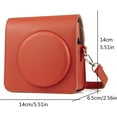 thumbnail image 2 of Funda para cámara Fujifilm Instax Square SQ1, funda protectora, bolsa de viaje con cinturón de hombro extraíble, cámara de cuero PU, 2 of 5