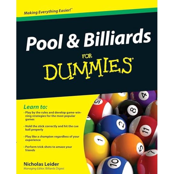 Pre-Owned Pool & Billiards For Dummies Paperback
