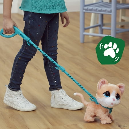 furReal Walkalots Big Wags Interactive Kitty Toy, Electronic Pet, Includes Leash