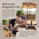 thumbnail image 3 of unbranded Repuesto Para Base De Sombrilla Romana De Patio Con Soporte Inferior Resistente, 3 of 8