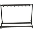 thumbnail image 3 of Rack type 3/5/7/9 square guitar brackets black Triple Folding Multiple Guitar Holder Rack Stand，Guitar Stand Storage (7 Bracket), 3 of 18