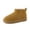Chestnut leaf genuine suede, variant on Hip-3 Genuine Suede Leather Ankle Boots for Women – Pull On Cozy Faux Fur Boots Womens Shoes with Comfortable Memory Foam