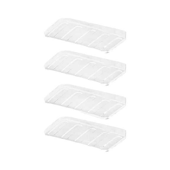 4/8Pcs Clear Furniture Leveling Shims Wedge Levelers Furniture Pad for Stability Cabinet Adjusters Cabinet Pad