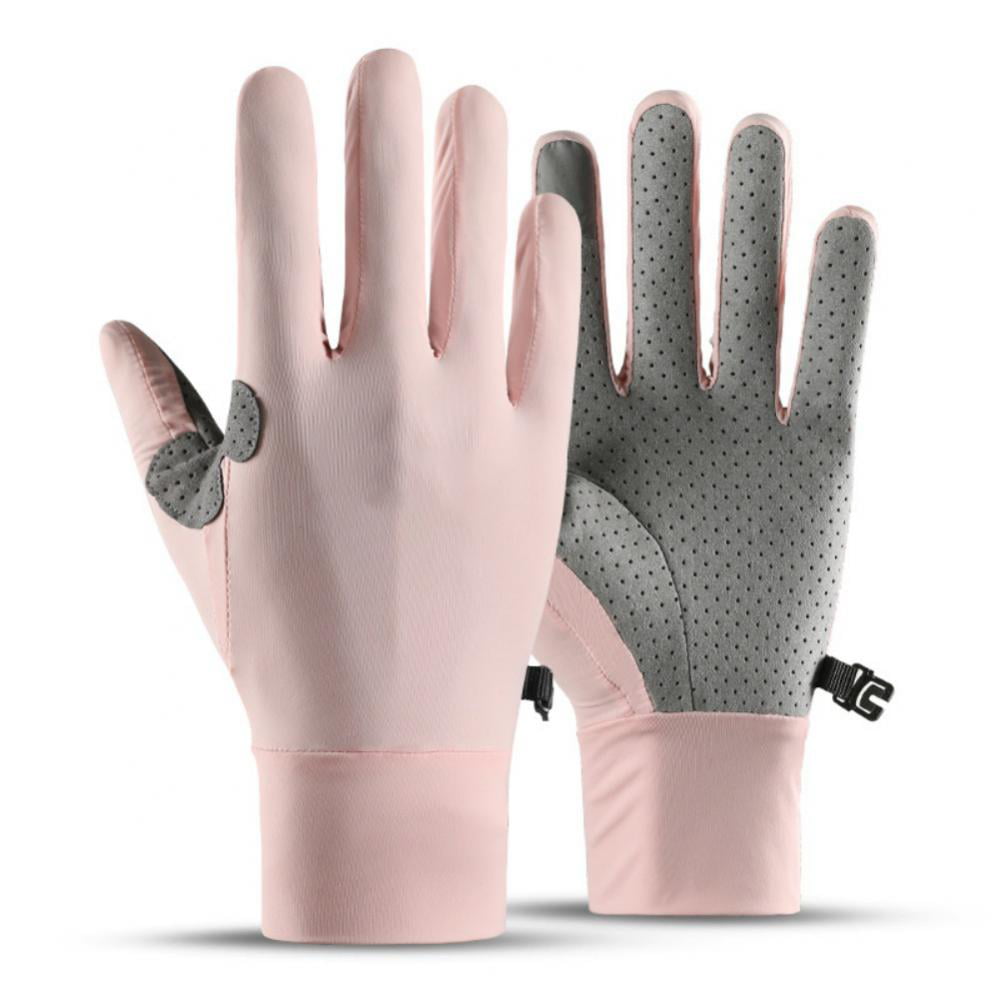 Summer Cooling Cycling Gloves, Touch Screen Gloves, Full Finger Gloves for  Men Women Climbing Workout Exercise Gloves Thin 