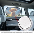thumbnail image 4 of Yuyamidu Highland Cow Car Window Shades for Baby Starry Sky Car Window Sun Shade 2 PCS Cling Car Sun Shade for Windows Adorable Car Shades for Side Windows for Sedan Auto SUV, 4 of 7