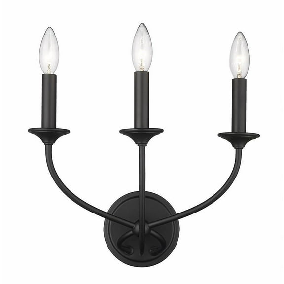 3 Light Wall Sconce in Industrial Style-11.5 inches Tall and 14 inches Wide Bailey Street Home 372-Bel-4962030