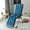 Blue, variant on 51in Rocking Lounge Chair Cushion Patio Chair Cushion, Chaise Lounger Swing Bench Cushion for Outdoor Indoor Home Office