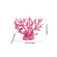 Artificial Coral Aquarium Ornament, Resin Fake Coral Reef Decor Fish ...