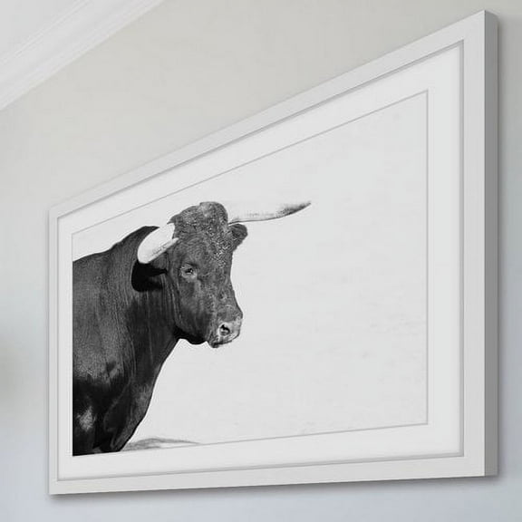 Marmont Hill "Horned Beast" Framed Painting Print