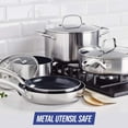 thumbnail image 3 of Blue Diamond HD Stainless Steel Clad Pro 10-Piece Set, 3 of 9