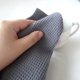 thumbnail image 5 of Juego de toallas de cocina de microfibra, 100 % algodón, tejido gofre, 4 piezas, súper absorbentes (gris oscuro, caqui, beige, gris claro), 43 x 63 cm., 5 of 8