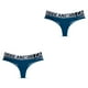 thumbnail image 1 of Minnieouse Tanga para niña, ropa interior de cintura baja con estampado calado de malla sin costuras, Mini bragas transpirables de Tanga para Yoga, bragas Verde SG 2piezas, 1 of 6