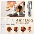 thumbnail image 2 of Dog Clippers for Grooming for Heavy Thick Hair Coats with Dog Paw Trimmer Nail Grinder for Grooming, Low Noise Rechargeable Cordless Dog Grooming Kit with Paw Trimmer Nail Grinder for Small Large Dog, 2 of 7