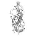 thumbnail image 3 of Retro Celtic Hairpin Shiny Alloy Hair Vintage Hair Accessories Hair Slide Clip with Stick for Women Girls, 3 of 3
