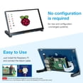 thumbnail image 2 of Monitor táctil Hosyond 7 pulgadas IPS 800x480 para Raspberry Pi, 2 of 8