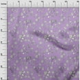 thumbnail image 2 of oneOone Cotton Flex Pastel Purple Fabric Leaves & Floral Artistic Fabric For Sewing Printed Craft Fabric By The Yard 40 Inch Wide, 2 of 4