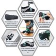 thumbnail image 4 of Calcetines de yoga antideslizantes sin dedos, para pilates, barra, ballet, motociclismo, entrenamiento para mujer, 4 of 7