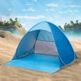 thumbnail image 5 of ETHKIA Pop Up Beach Tent Shade Sun Shelter UPF 50+ Canopy Cabana 2-3 Person for Outdoor Activities Camping Fishing Hiking Picnic Touring (Regular) Blue, 5 of 5