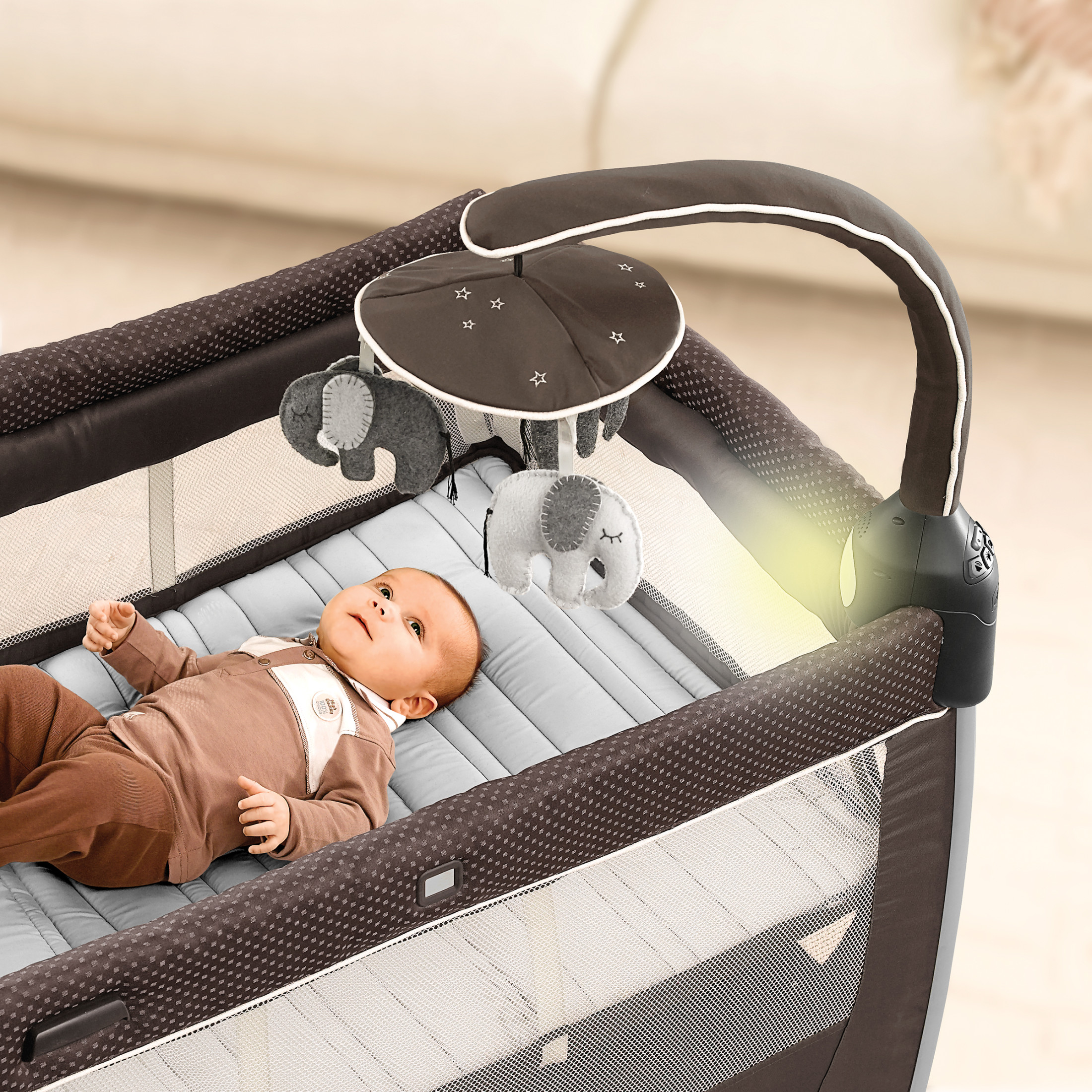 Chicco Lullaby Dream Playard - Latte (Brown) - image 3 of 12