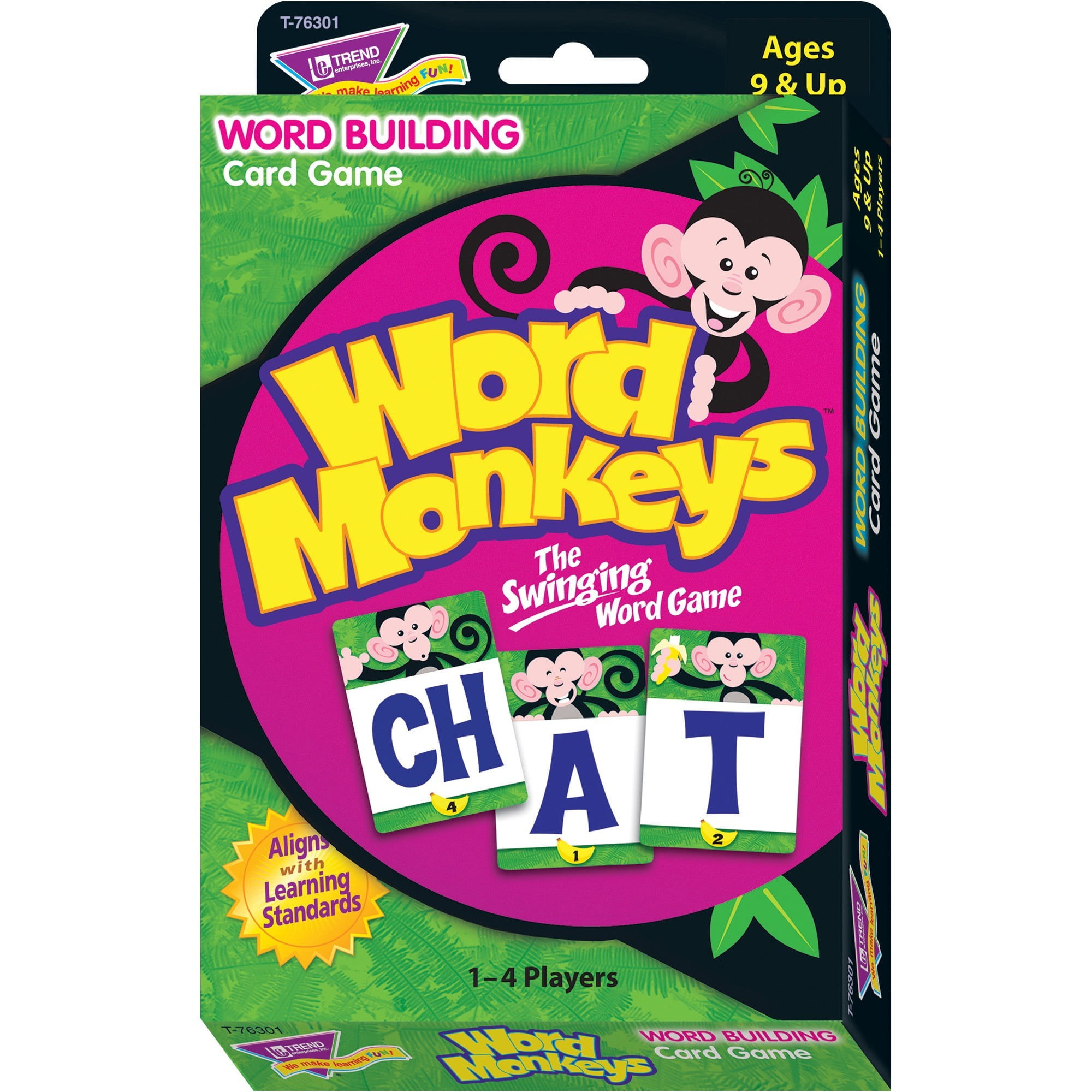 Trend, TEP76301, Word Monkeys Learning Game, 1 / Box, Multi Walmart