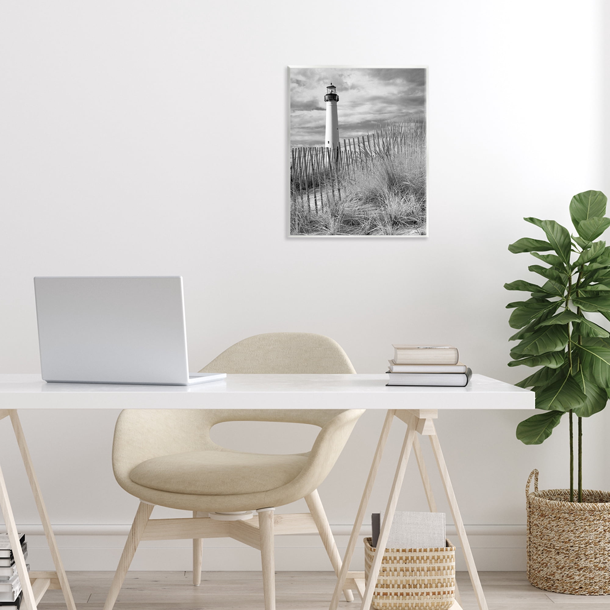 Stupell Industries Cape May Lighthouse View Wall Plaque Art, design by MJ Photography