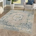 thumbnail image 5 of JONATHAN Y MODERN PERSIAN 3 x 5 Area Rug, Rosalia Cottage Medallion - Navy/Beige, MDP401C-3, 5 of 11