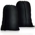 thumbnail image 1 of 2PCS Laundry Bag Black Fine Mesh Drawstring 60*90, 1 of 6