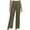 Army Green, variant on Business Casual Pants for Women Elastic High Waisted Straight Leg Dress Pants Office Ladies Work Trousers