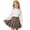Back to School-Grey, variant on RTKFRFLM School Uniform for Girls Basic Pleated Skirt Classic Preppy Short Tennis Skirt Back to School Uniform Bottoms Girls Back to School Clothes