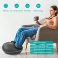 thumbnail image 4 of Medcursor Shiatsu Foot Massager Machine with Soothing Heat, Deep Kneading Therapy, Air Compression(Black), 4 of 11