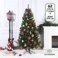 thumbnail image 2 of Árbol de Navidad Pino Artificial 2.10 M Frondoso Color Verde + Juego de 62 Esferas y Adornos Decorativos Skygreen verde, 2 of 7