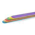 thumbnail image 3 of hand2mind Jumbo Size Vibrant Rainbow Colored Natural Wood Craft Sticks with Rounded Ends, Great for DIY Arts, 3 of 5