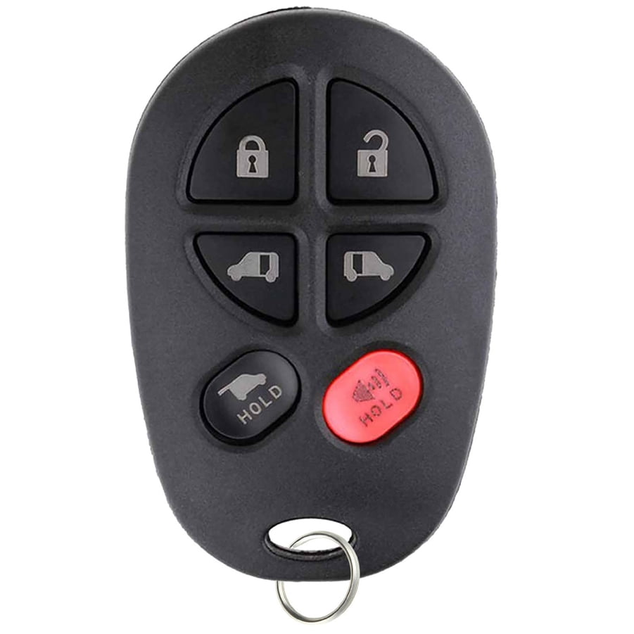 2Pcs New Keyless 5 Button Smart Key Fob Shell For Toyota Sienna Only Key Shell 