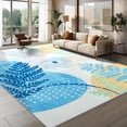 thumbnail image 5 of Ultrug Boho Vintage Rugs Non Slip Area Rug Soft Carpet for Living Room Bedroom Home Decor Office,5'x8',Blue, 5 of 7