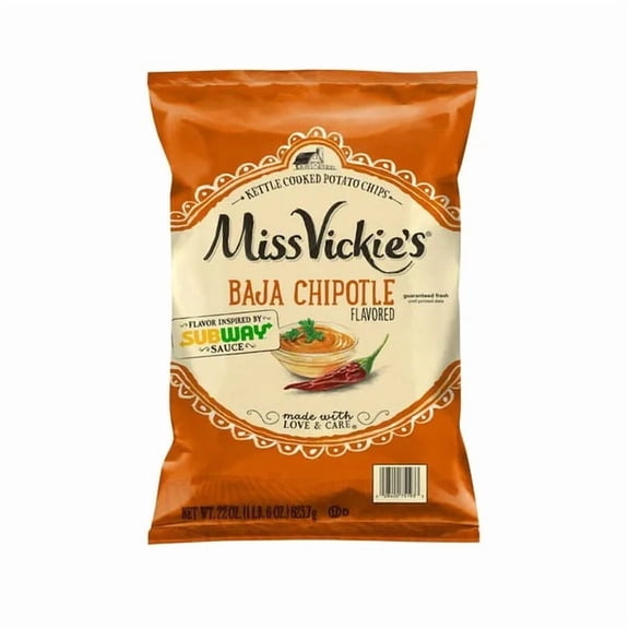 Miss Vickie's Baja Chipotle Flavored Potato Chips, 22 Ounce