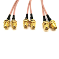 thumbnail image 3 of 3-Pack Radio Frequency Coaxial Connection Cable SMA Splitter Cable SMA Male to Dual SMA Female Coaxial Cable, 3 of 6