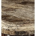 thumbnail image 2 of Acme Mehadi End Table Natural Marble Top & Walnut, 2 of 5