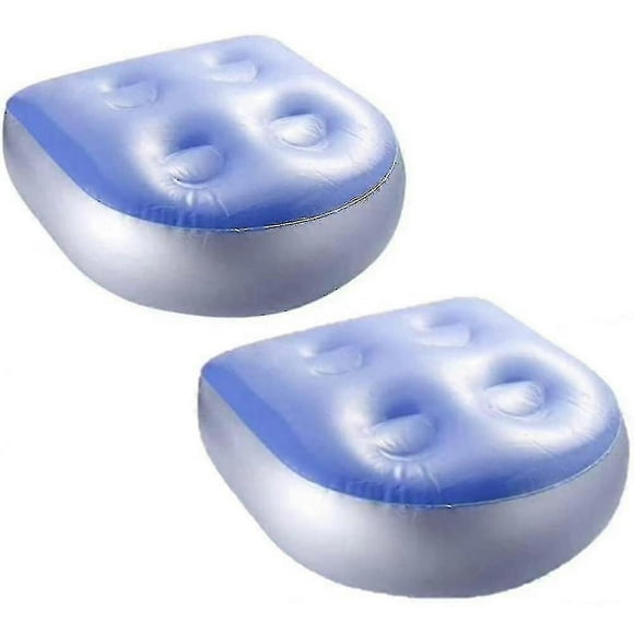 2pcs Inflatable Booster Seat, Hot Tub Cushion Spas Booster Seat Back Pad Cups For All Spas And Hot